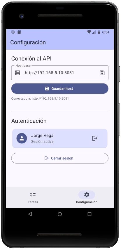 Lista de tareas