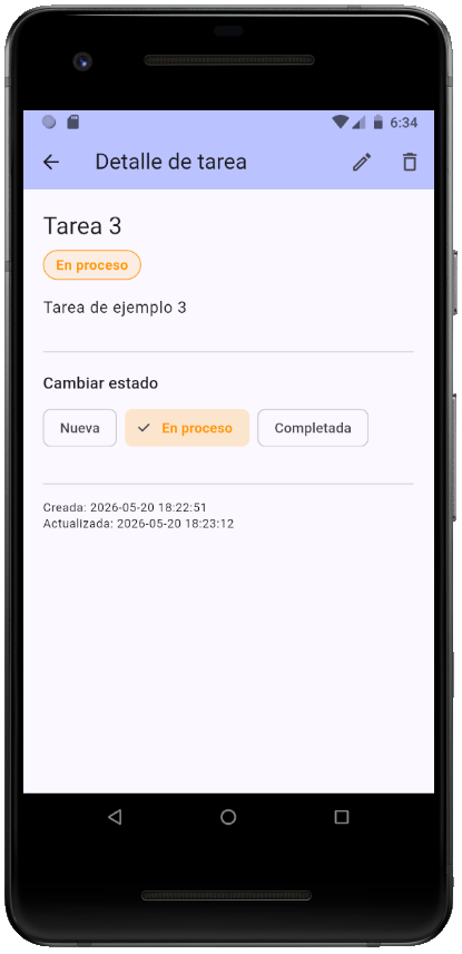 Lista de tareas